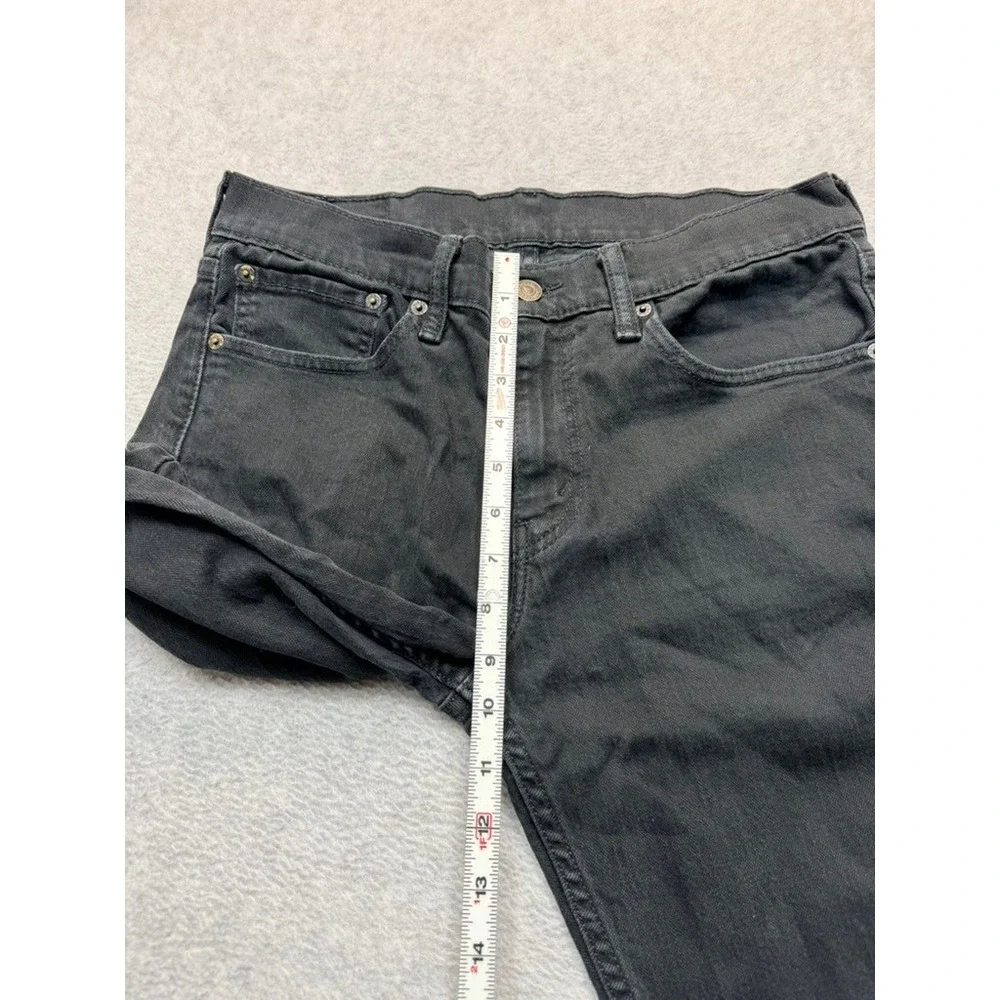 Levis 511 Slim Fit Jeans Mens 32x30 Black Denim Stretch Pants 04511-4406